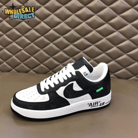 x nike air force 1 low black white - 316
