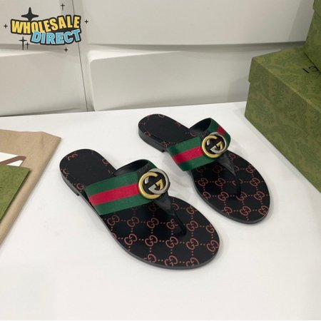 GUCCI WEB THONG SANDAL - GC215