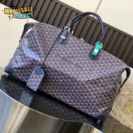 Goyard Travel Bags Boeing Duffle 55 Blue