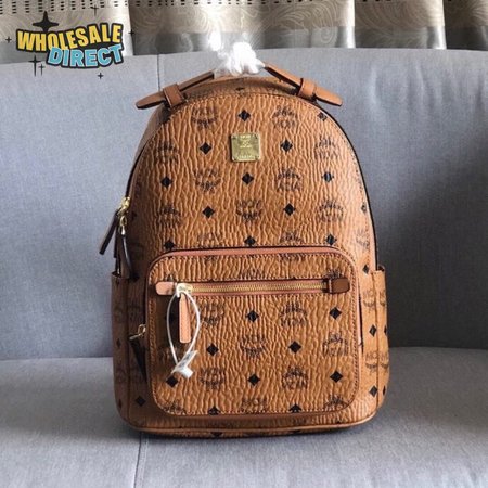 MCM Stark Side Studs Backpack in Visetos