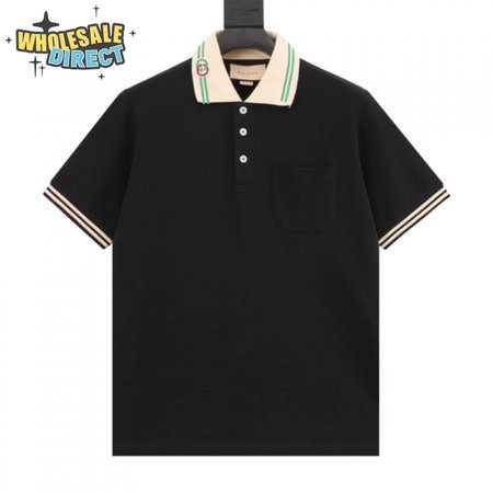 Gucci Interlocking G-collar Polo Shirt