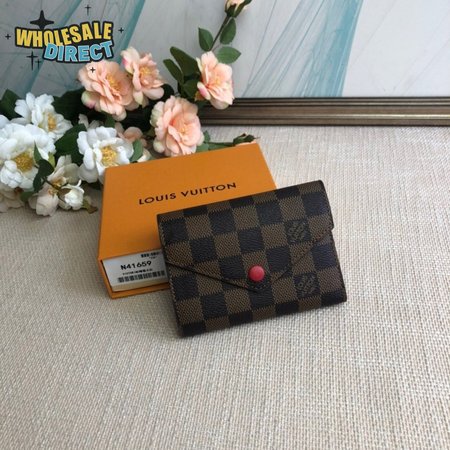 Wallet Victorine Monogram Fuchsia Lining