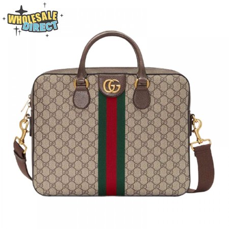 Gucci Canvas Ophidia GG Briefcase - GBC003