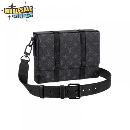 trunk messenger monogram eclipse coated canvas lmb014