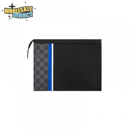 pochette voyage mm epi damier graphite lp60