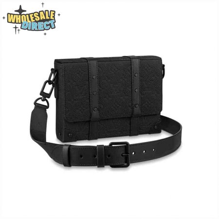 trunk messenger bag taurillon monogram leather m57726