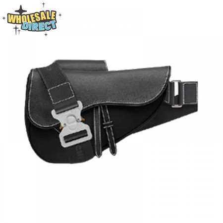 SADDLE BAG NAVY GRAINED CALFSKIN