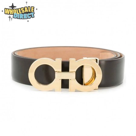 SALVATORE FERRAGAMO DOUBLE GANCIO BELT - B29