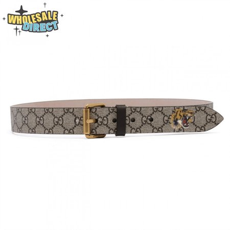 GUCCI TIGER PRINT GG SUPREME BELT - B40