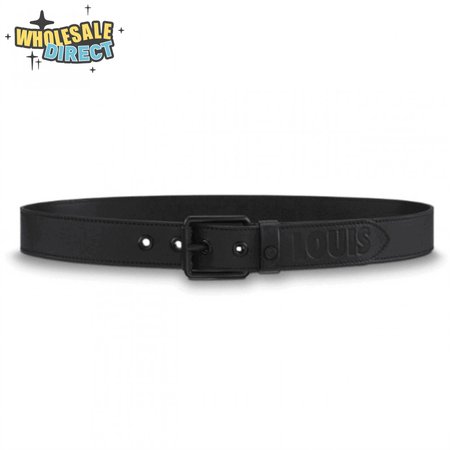dark infinity leather voyager 35mm belt - b157