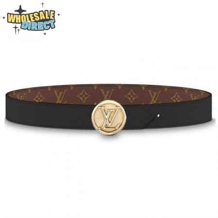 monogram circle logo 35mm reversible belt - b154