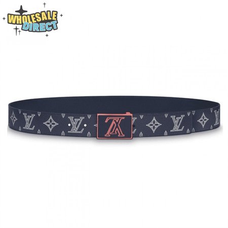 belt metropole monogram upside down ink navy - b132