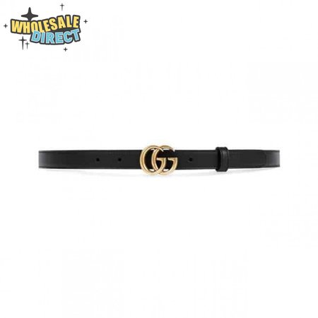 GUCCI BLACK GG MARMONT BELT 30MM - B30