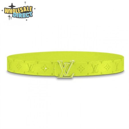 men's initiales 40mm reversible belt yellow - b128