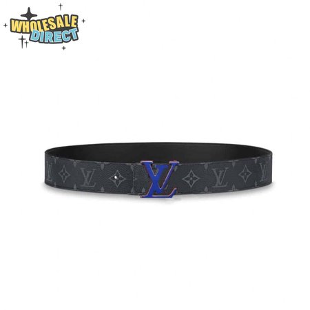 initiales 40mm reversible monogram canvas belt - b83