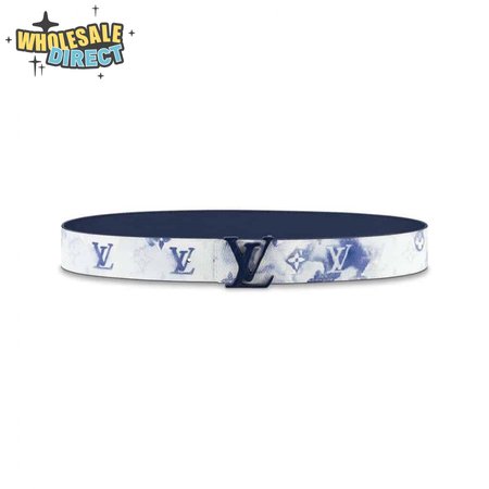 shape 40mm reversible belt watercolor blue - b80