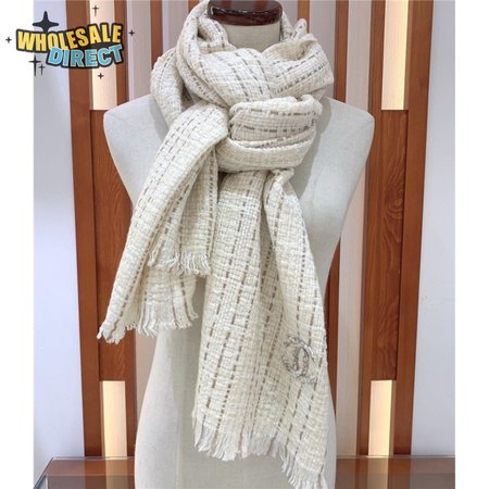 chanel 100% cashmere scarf