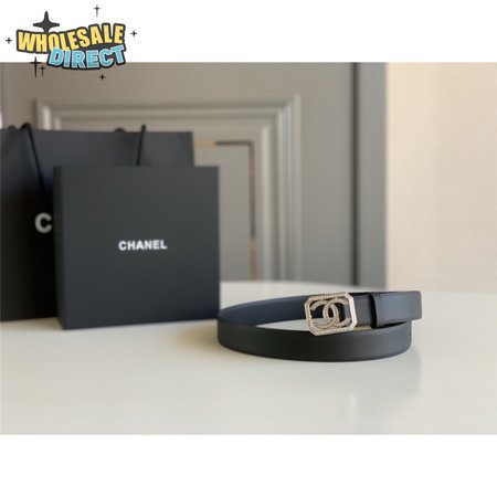 chanel logo classic belt