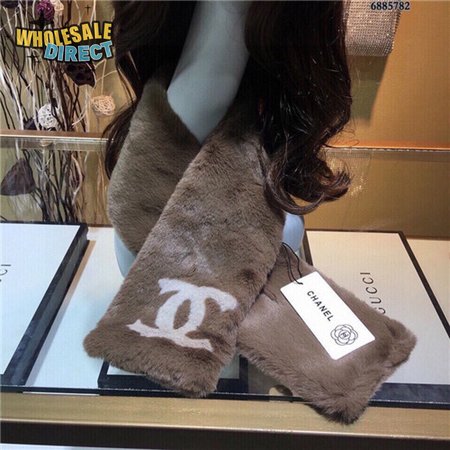 chanel mink fur scarf scarves