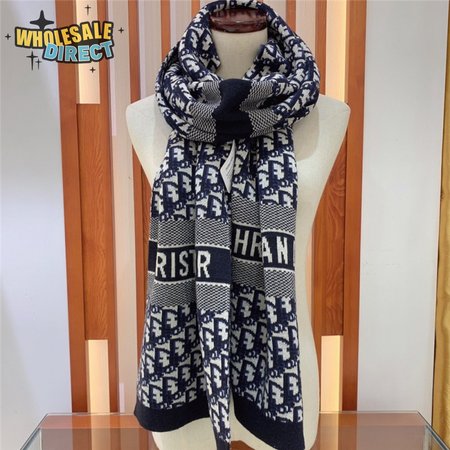 dior oblique print scarf