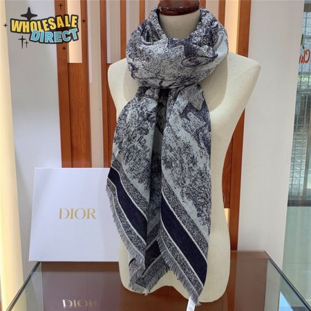 dior print shawl