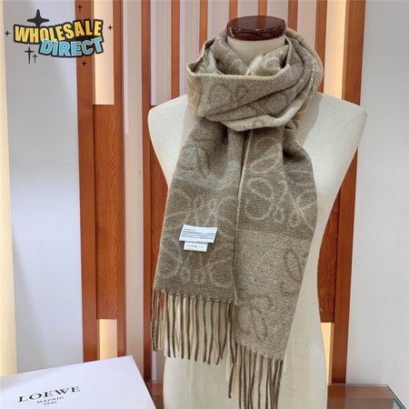 loewe anagram scarf in wool and cashmere