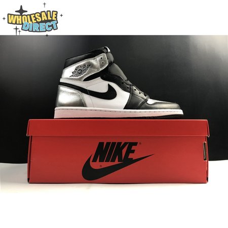 Air Jordan 1 Retro High OG White Black Silver SP Unisex