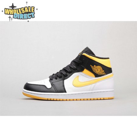 Air Jordan 1 Mid Laser Orange Black 36-46