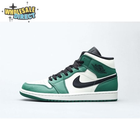 Air Jordan 1 Mid Pine Green Unisex