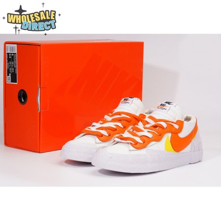 NK x Blazer Low "White Magma Orange" Unisex