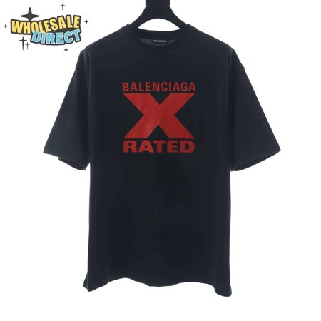BALENCIAGA CHEST RED X PRINTEED T SHIRT