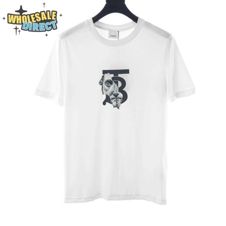 BALENCIAGA ANGEL PRINT CREW NECK T SHIRT