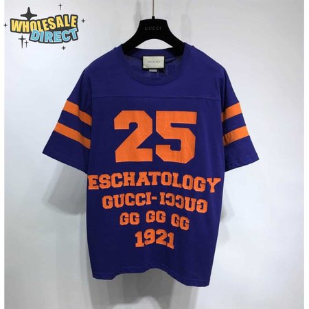 T-shirt with '25 Gucci Eschatology and Blind for Love 1921' print - GC44