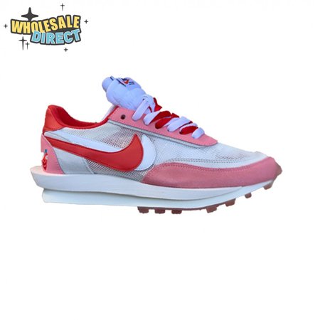 2019 Nike LVD Waffle Daybreak Swoosh Pink Gery White Red BV0073 500 Unisex
