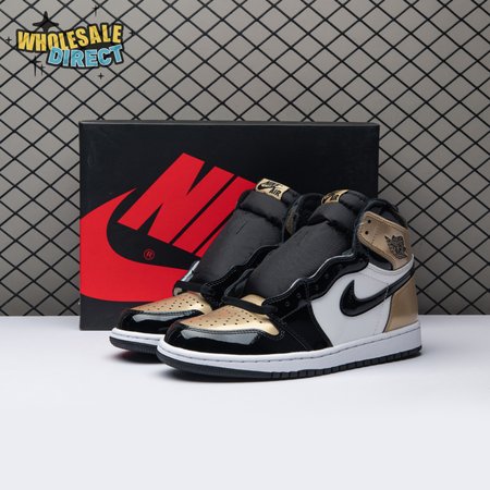 Jordan 1 Retro High NRG Patent Gold Toe Men's