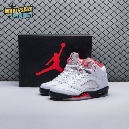 Jordan 5 Retro Fire Red Silver Tongue (2020) DA1911-102 Men's