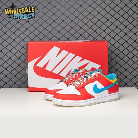Nike Dunk Low QS LeBron James Fruity Pebbles DH8009-600 Unisex