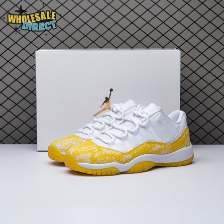 Jordan 11 Retro Low Tour Yellow Snakeskin AH7860-107 Women's