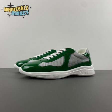Prada America's Cup Green Sneakers