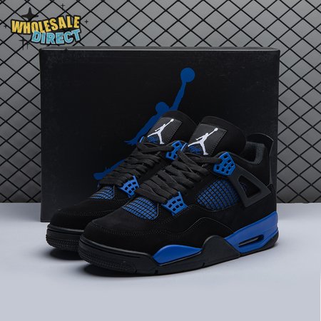 Jordan 4 Retro Black Blue Men's