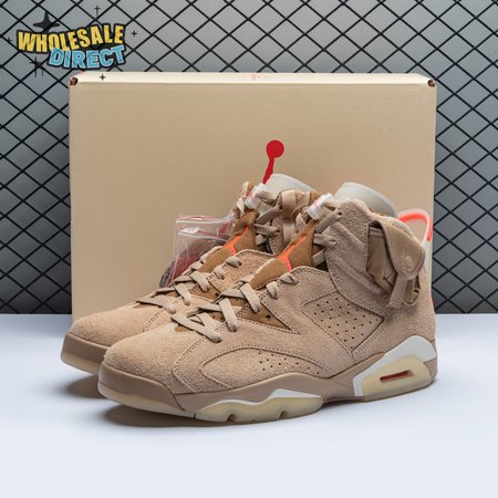 Travis Scott x Air Jordan 6 Retro 'British Khaki' Men's