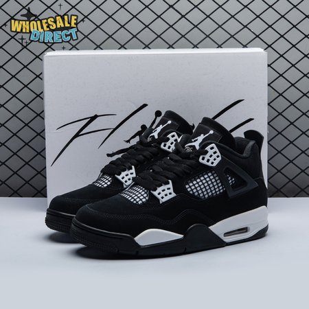 Air Jordan 4 Retro White Thunder FQ8138 001 Unisex