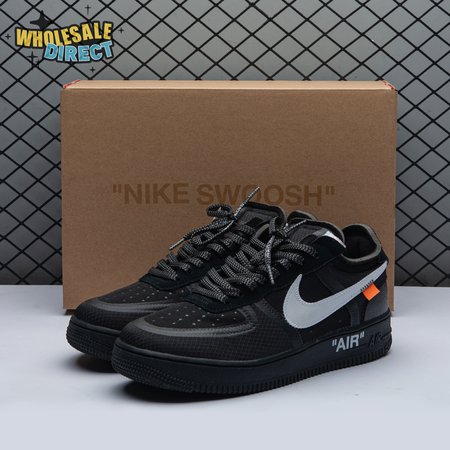 Nike Air Force 1 Low Off-White Black White AO4606 001 Unisex