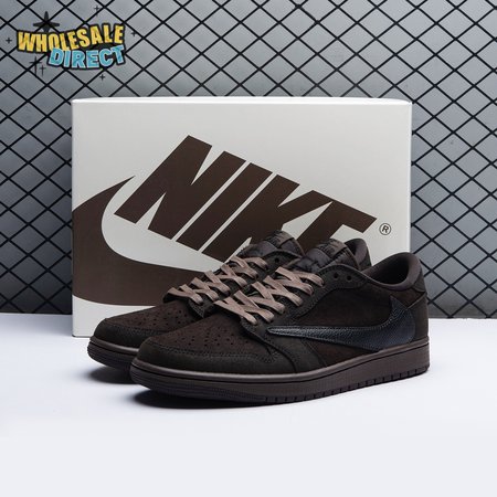 Travis Scott x Air Jordan 1 Low OG Velvet Brown DM7866-202 Unisex