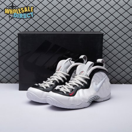 Nike Air Foamposite Pro White Black University Red 624041-103 Men's