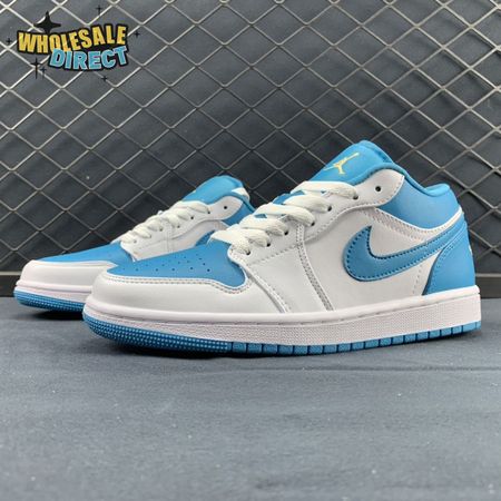 Jordan 1 Low Aquatone 553558-174 Unisex