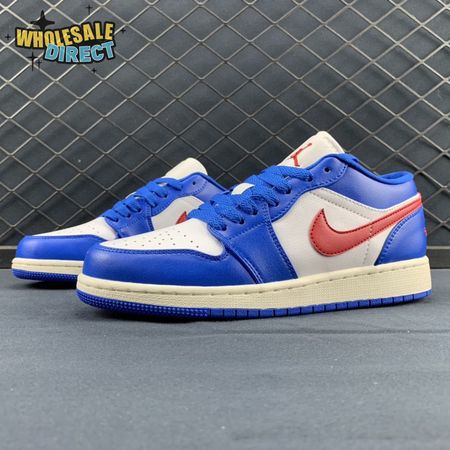 Jordan 1 Low Sport Blue Gym Red DC0774-416 Unisex