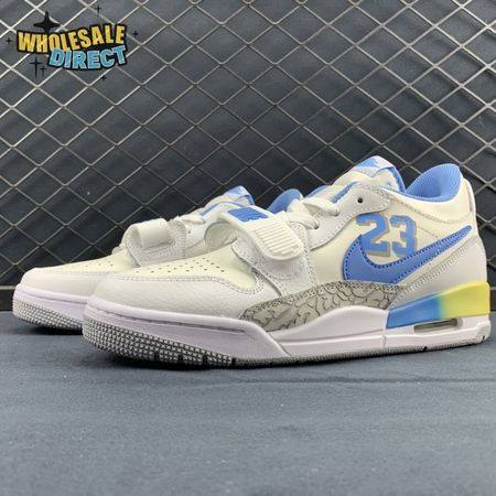 Jordan Legacy 312 Low 23 White University Blue FJ7223-141 Unisex