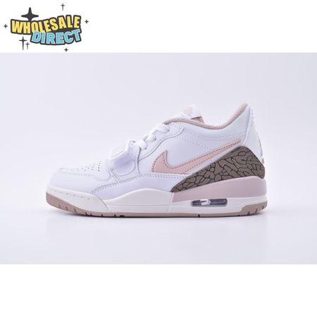 Jordan Legacy 312 Low White Archaeo Brown Sail Pink Oxford FQ7827-116 Women's