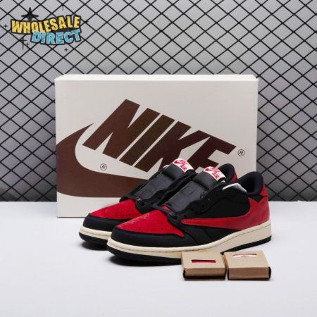 Travis Scott x Air Jordan 1 Low Bred Unisex
